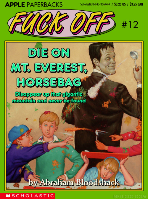 neilcicierega:  Anyone remember this book series? (part two / part three)  Insults that don’t resort to traditional slurs… Yes.