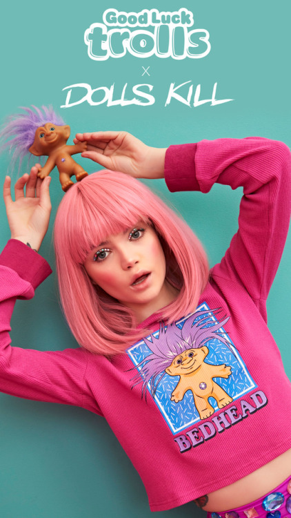 TROLLTASTIC! the LIMITED collab is here! Dollskill.com/Goodlucktrolls