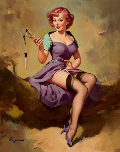 Gil Elvgren, the original MacGyver.