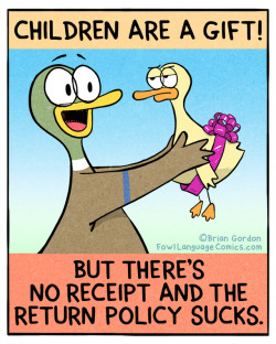 fowllanguagecomics:  A simple gift card would’ve been lovely.Bonus Panel Get this as a signed print! 