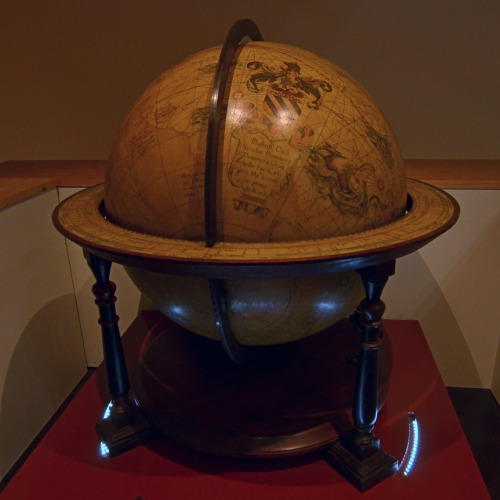 Replica of Mercator&rsquo;s 1541 terrestrial globe, showing a map from before any European explo