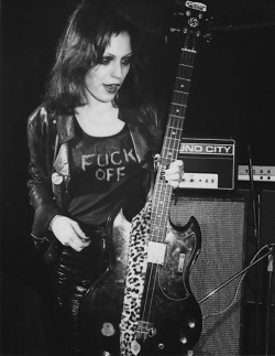 pinupsaviour:  Gaye Advert from the Punk band “The Adverts” vintage 70s