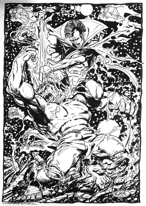John Byrne Draws Hulk Vs Gladiator Commission By John Byrne 2017