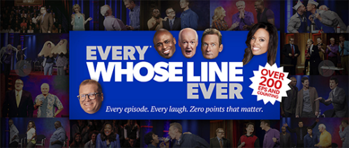 fuckyeahwhoseline:  No big deal or anything but CW Seed pretty much uploaded every Whose Line US episode on their site. “All the Drew and Aisha, too” as they put it. You can watch them all for free. You do have to be in the United States to access