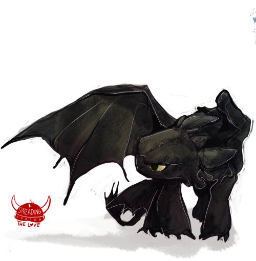 inhonoredglory: dreamsoffools: And a little fierce toothless for sunlitevenings :) I’m doing a big