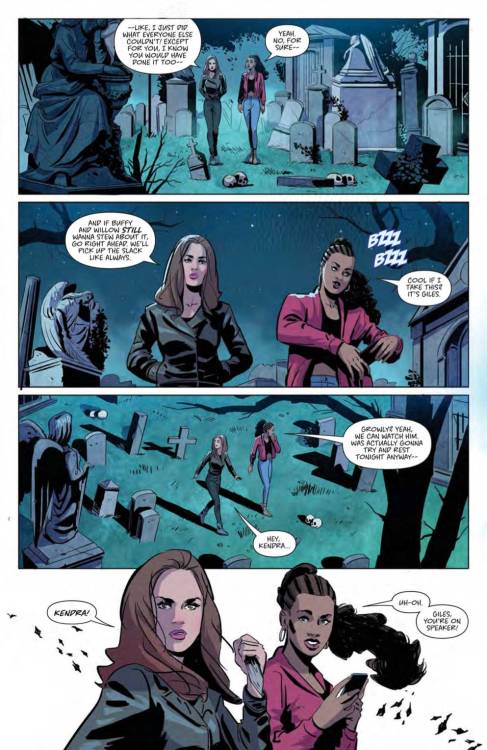 Buffy the Vampire Slayer #26 [preview]Script: Jeremy Lambert; illustration: Marianna Ignazzi; colors