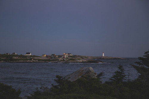 Peggy’s Point Lighthouse in Peggy’s Cove, Nova Scotia