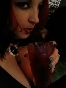 pixie-bitch75:  My last drink of the night…
