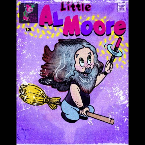 lumber:From the “Not A Real #HarveyComic” Department- it’s Little #AlMoore, everybody! #HarveyComics