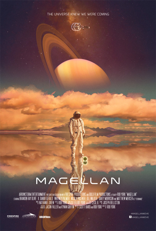  Commissioned poster for Magellan, a sci-fi mystery film directed by Rob York. This movie tell us th