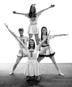 1920sitgirl:“See you next Tuesday” cheerleaders 1970. Students of Judy Chicago&rsquo;s
