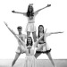 1920sitgirl:“See you next Tuesday” cheerleaders 1970. Students of Judy Chicago&rsquo;s