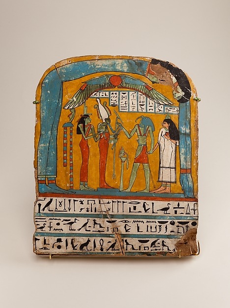 Painted wooden panel of TabakenkhonsuPeriod: Late Period, KushiteDynasty: Dynasty 25Date: ca. 680–67