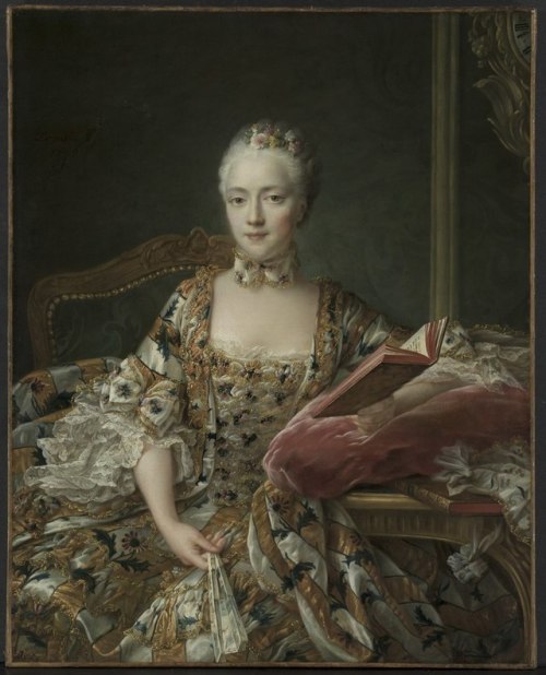 Portrait of the Marquise d’Aguirandes, François-Hubert Drouais, 1759