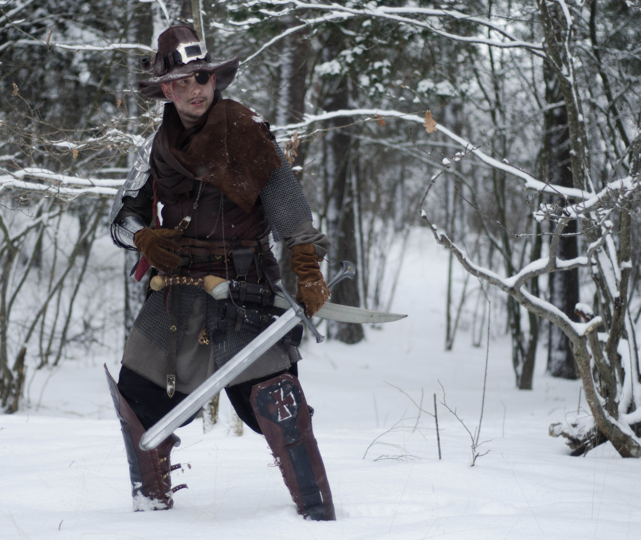 davio3d:  Witch hunter gearMe in my larp gear for my witch hunter role. Most of it