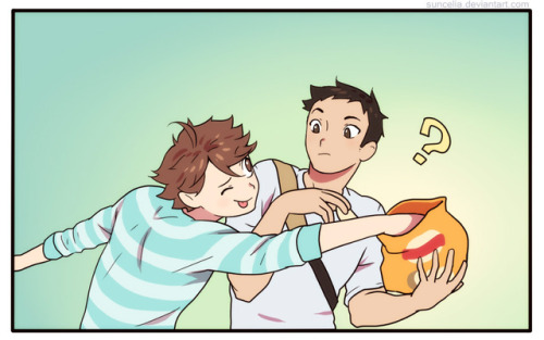 suncelia-art:  Volleyball and chips (2016)