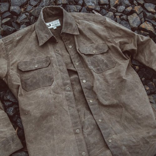 The Witham Work Shirt. Made to stand the test of time. #waxedcanvas #madeinusa #alwaysbetterwithtime