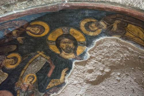 shadowsofpalmyra: Gümüşler Christ - the 1000-1300(ish?) year-old fresco of Christ that ado