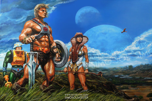 comicbookwomen:  comicbookwomen: He-Man - Guarding the Safety of Eternia by SiMoSol   Fave Queue Posts-MOTU