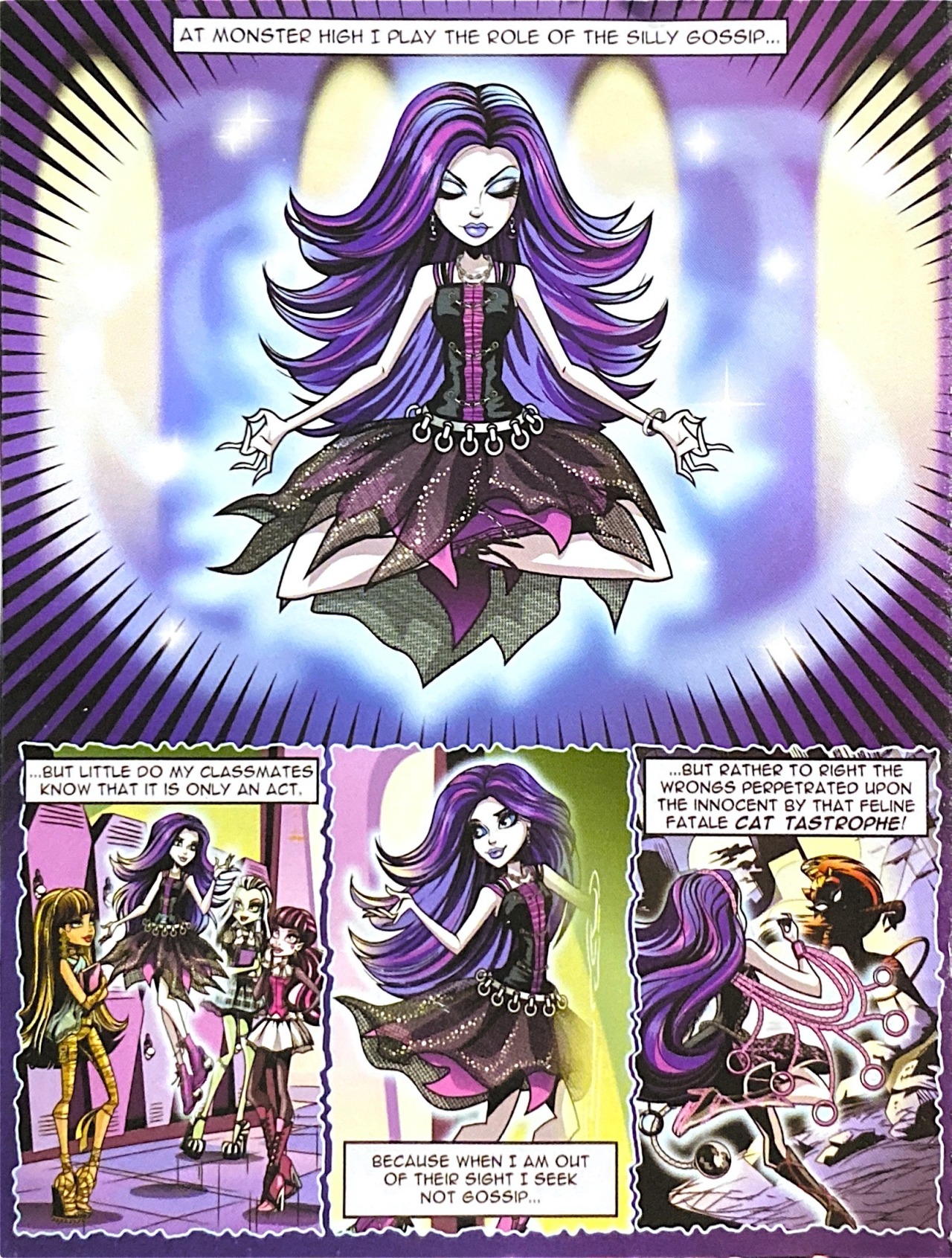 Monster High Diaries — Power Ghouls Spectra Vondergeist as Polterghoul