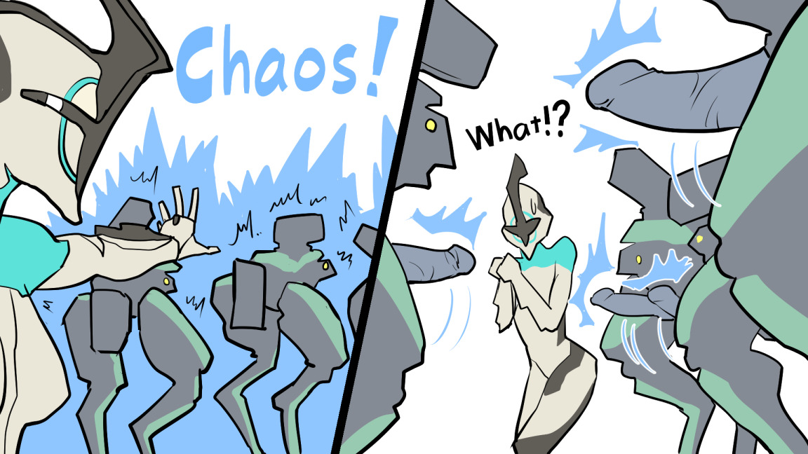 radruddo: robokogasuki:   An accident with Nyx using Chaos This is commission for
