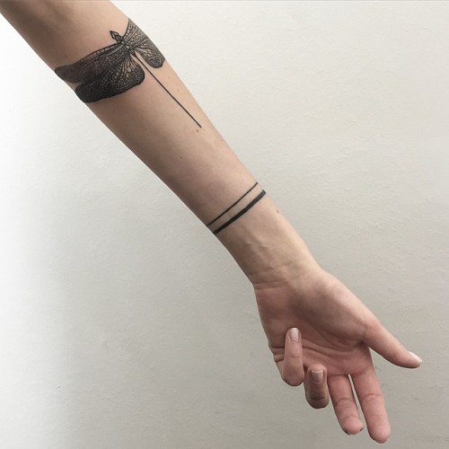 sashatattooing:  For @veroholmova with love 💜 #sashatattooing #linework #tattoo #love #fauxpastattoo  (в Faux Pas)