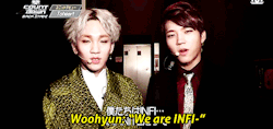  Woohyun accidentally introducing Toheart