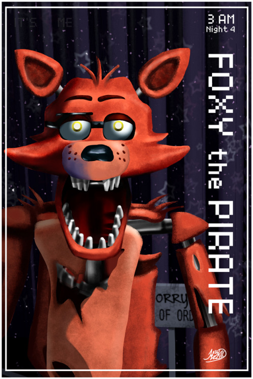 Get ready&hellip;I’m back with more posters. Trading Card Style!!This time: FIVE NIGHTS AT