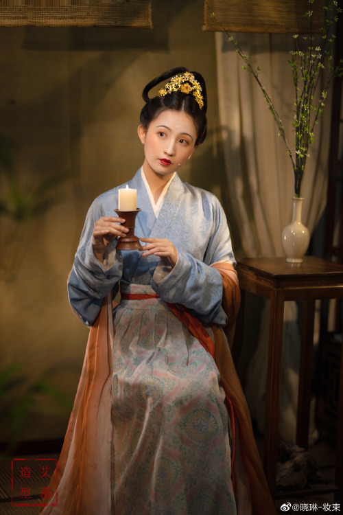 [Hanfu · 漢服]China Song Dynasty Chinese Traditional Clothing Hanfu  &amp; Hairstyle B