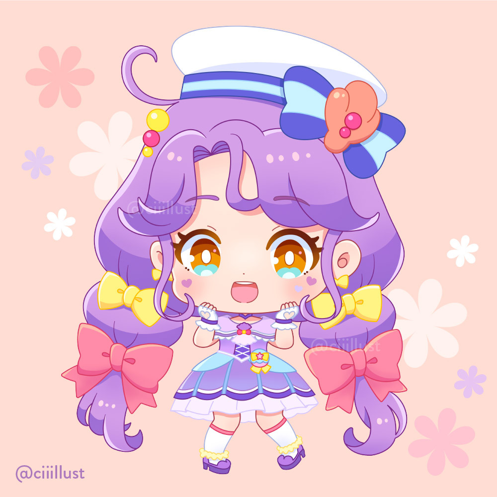 トロピカル ジュ プリキュア キュアコーラルちゃんのデフォルメイラストを描きました ファンアート Cii Illustration