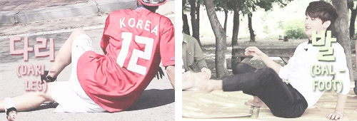 :  Learning the body parts in Korean with Cha Hakyeon | inspired by this 