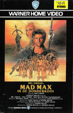 vhs-ninja:  Mad Max beyond Thunderdome (1985) by George Miller &amp; George Ogilvie. 
