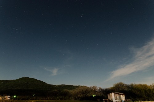 The big dipper over Concan, TX