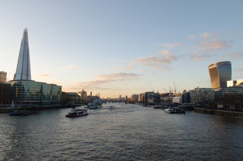 Cold London evening. 