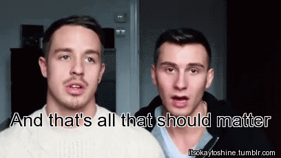 itsokaytoshine:  Jake and Christian’s advice on how to react when someone comes out! Video here!