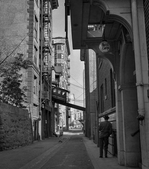 fragmentsofnoirblog: unknown Clay Street - Bunker Hill - Los Angeles