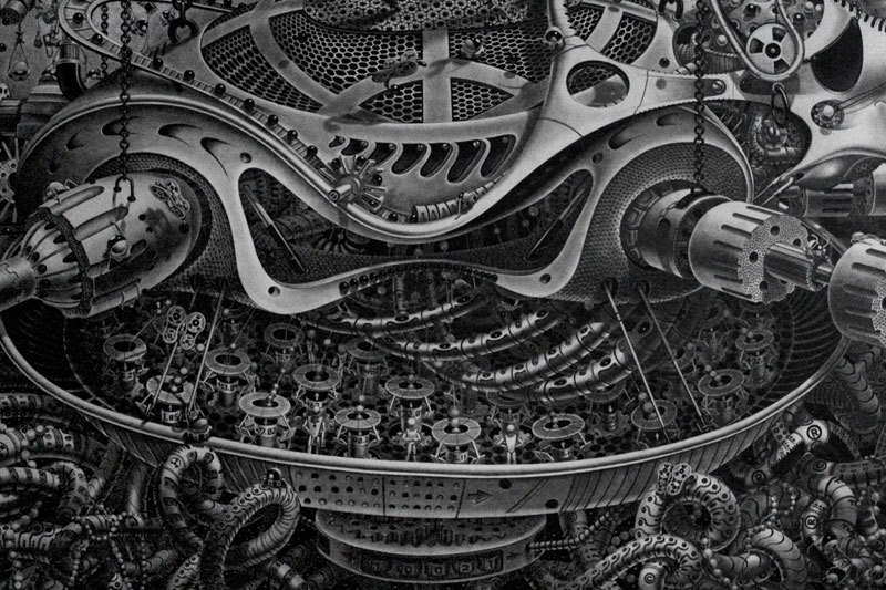 opticallyaddicted:  Samuel Gomez Draws a 90-Square-Foot MasterpieceBorn in Santo