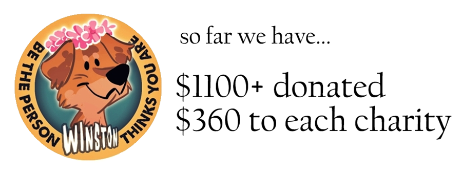 hannibook:  Donation report #1  *The receipts have our personal info on them so