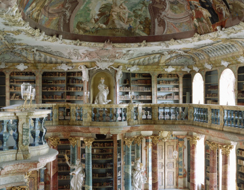 erytheis:wiblingen abbey library in ulm, germany