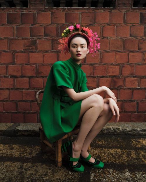 He Cong, photographed by Leslie Zhang and styled by Liu Xiao for Wallpaper Magazine China Edition Ma