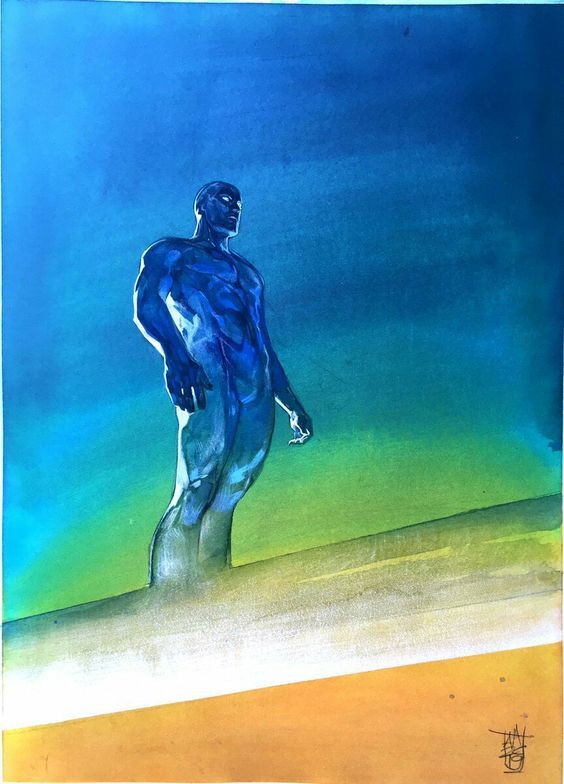 failed-mad-scientist:Silver Surfer - Alex Maleev