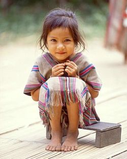 cosmofilius:  Little girl, northern Thailand