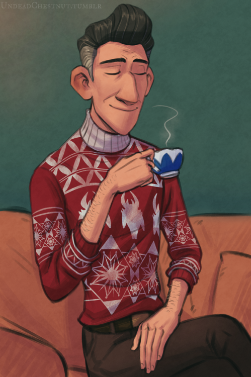 undeadchestnut:It’s sweater dad season again, I guess. @undeadchestnut kinda want to write a little 