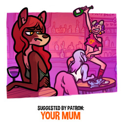 PATREON REQUEST for YOUR MUM!Mum wanted to see me draw an old scene from a comic scenario that never made it through the polls called “Stella’s Date”. Patrons of บ and up can still view that scenario right &gt;here&lt;.  I made this gem with