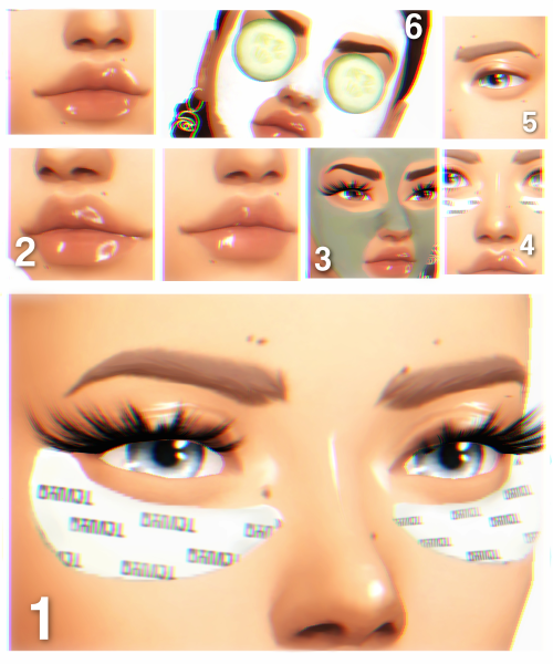 motherplants: sunday nights collection a skincare collection for your sims ! [ik sims don’t ne