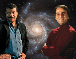 kqedscience:  Can Neil deGrasse Tyson Inherit Carl Sagan’s Role As An Advocate for Environmental Change? “Tyson’s Cosmos reboot is less overtly political. For example, when climate change is addressed, Tyson skirts the issue of responsibility. With