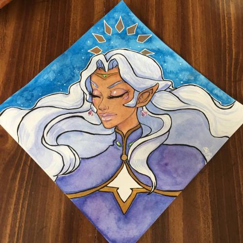 So, I should be working on my show and inktober witches(I&rsquo;m so behind!!) but Princess Allura w