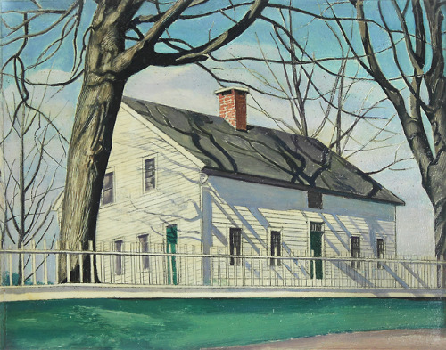 Portrait of Newtown House by Charles Sheeler