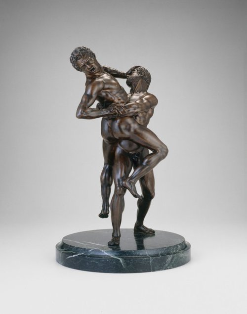 On a Sculpture of Heracles and Antaeus Wrestling