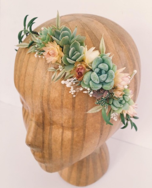 Porn photo sosuperawesome: Succulents Crowns, Hair Combs,